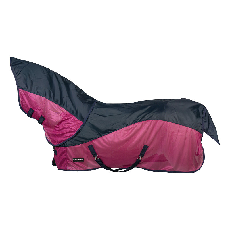 Horka Combi Regendeken & Vliegendeken - Navy Magenta