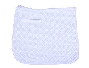 QHP Zadeldek Color - Wit - Full Dressuur