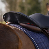 QHP Zadelzitting Overtrek Memory Foam - Zwart