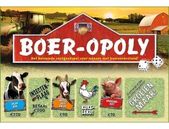 Boer-Opoly – Hilarisch Nederlandstalig Vastgoedspel
