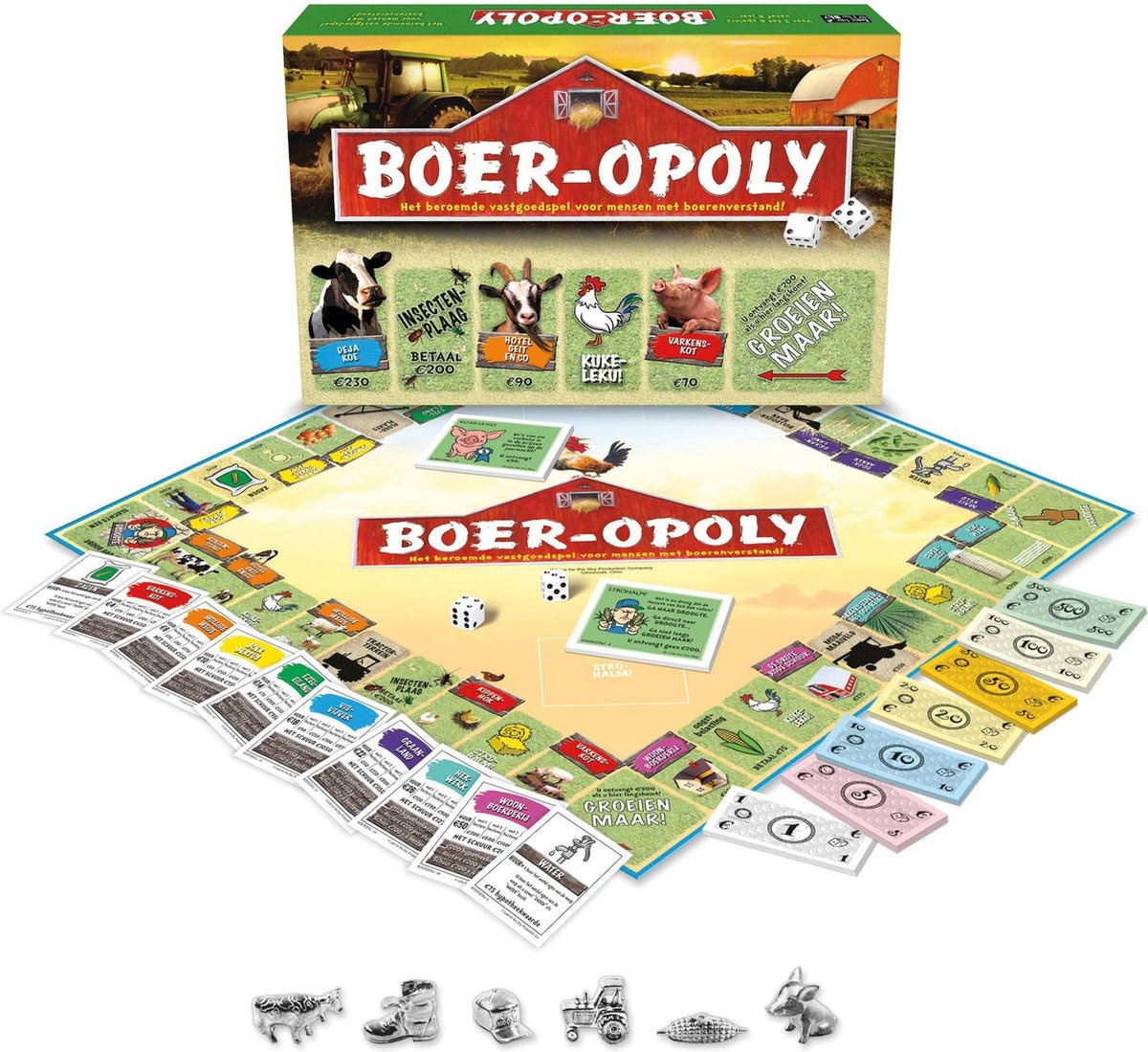 Boer-Opoly – Hilarisch Nederlandstalig Vastgoedspel