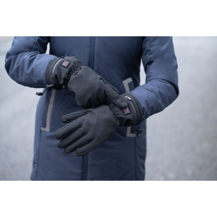 HKM Verwarmde Handschoenen Keep Warm - Zwart