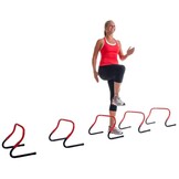 Pure2Improve Sprint Hurdles – Set van 5 – Verstelbaar 20-30 cm – Agility & Speed Training – Inclusief Draagtas – Lichtgewicht Horden