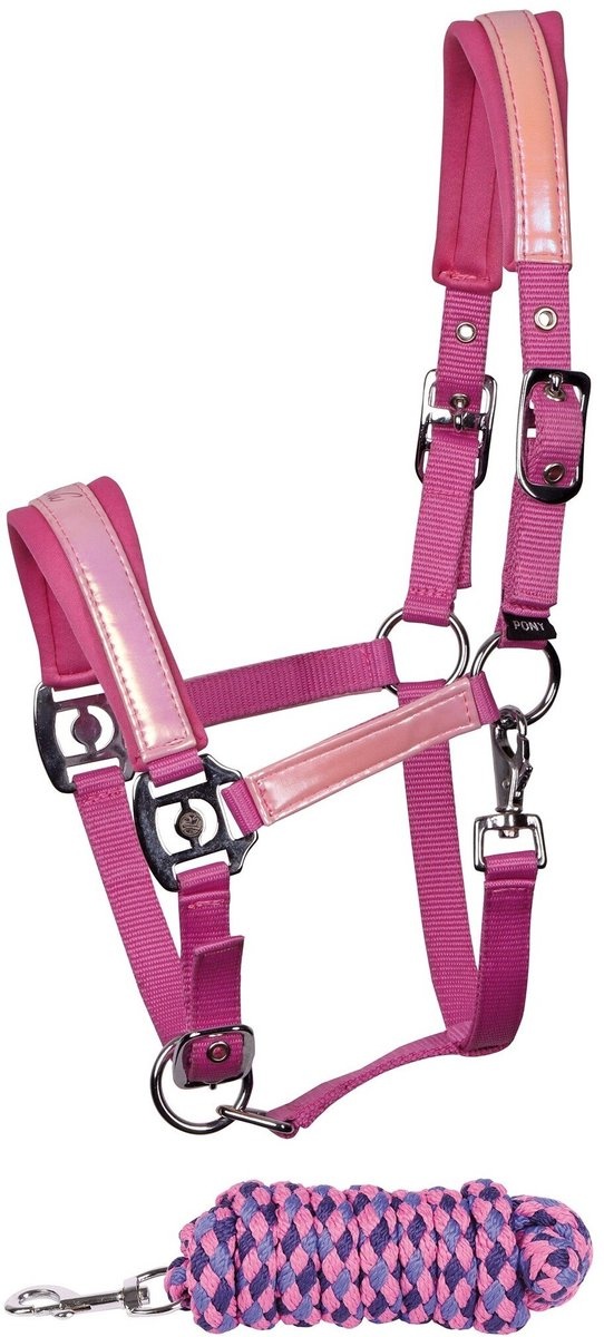 Harry's Horse Halsterset Diva Violet - Cyclamen - Maat Pony