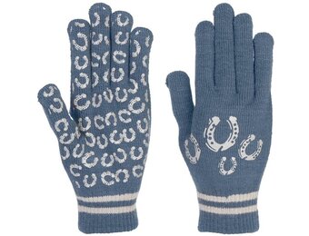 Harry's Horse Magic Cloves Horseshoe - Navy