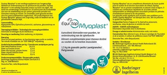 Equitop Myoplast - 1.5 kg