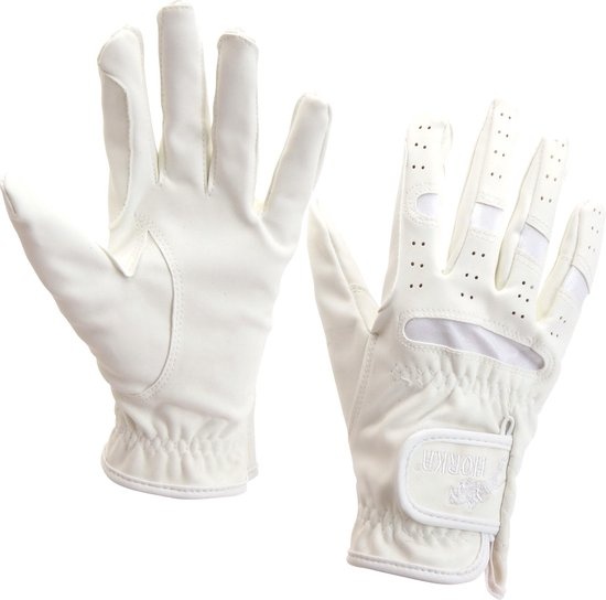 Horka Handschoen Domy Suede - Wit