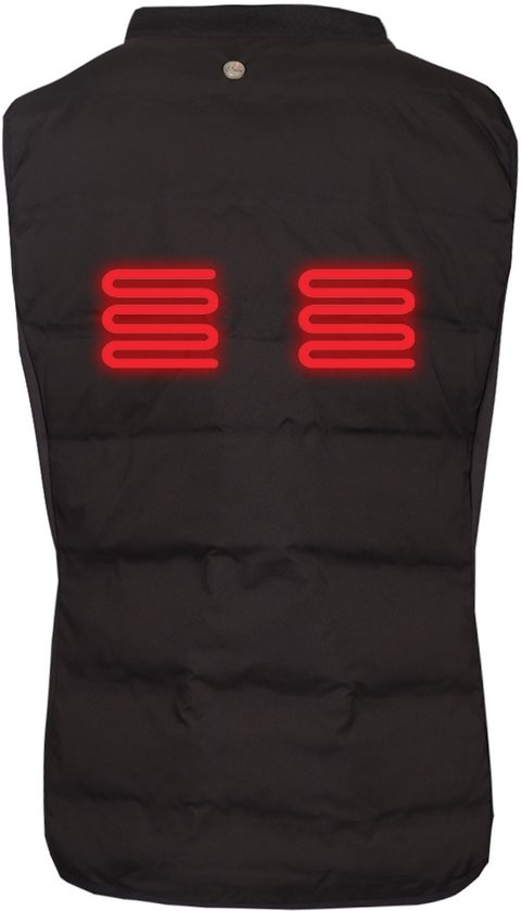 HKM Verwarmde Bodywarmer Comfort - Zwart