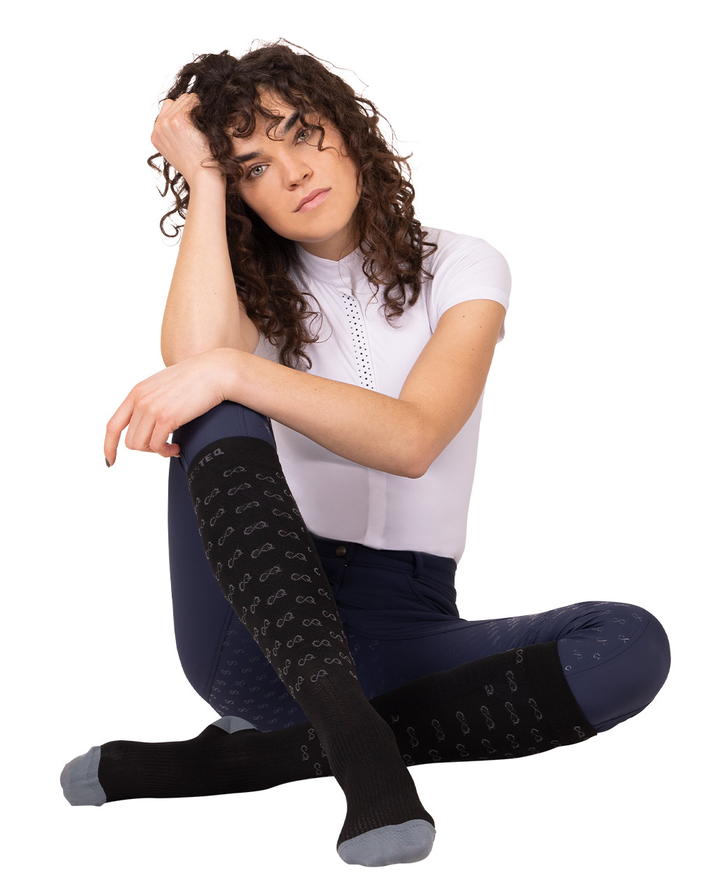 PressTeq Sokken ComPtessTEQ - Zwart