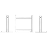 Imperial Riding Hobby Horse Stal Free Spirit - Wit