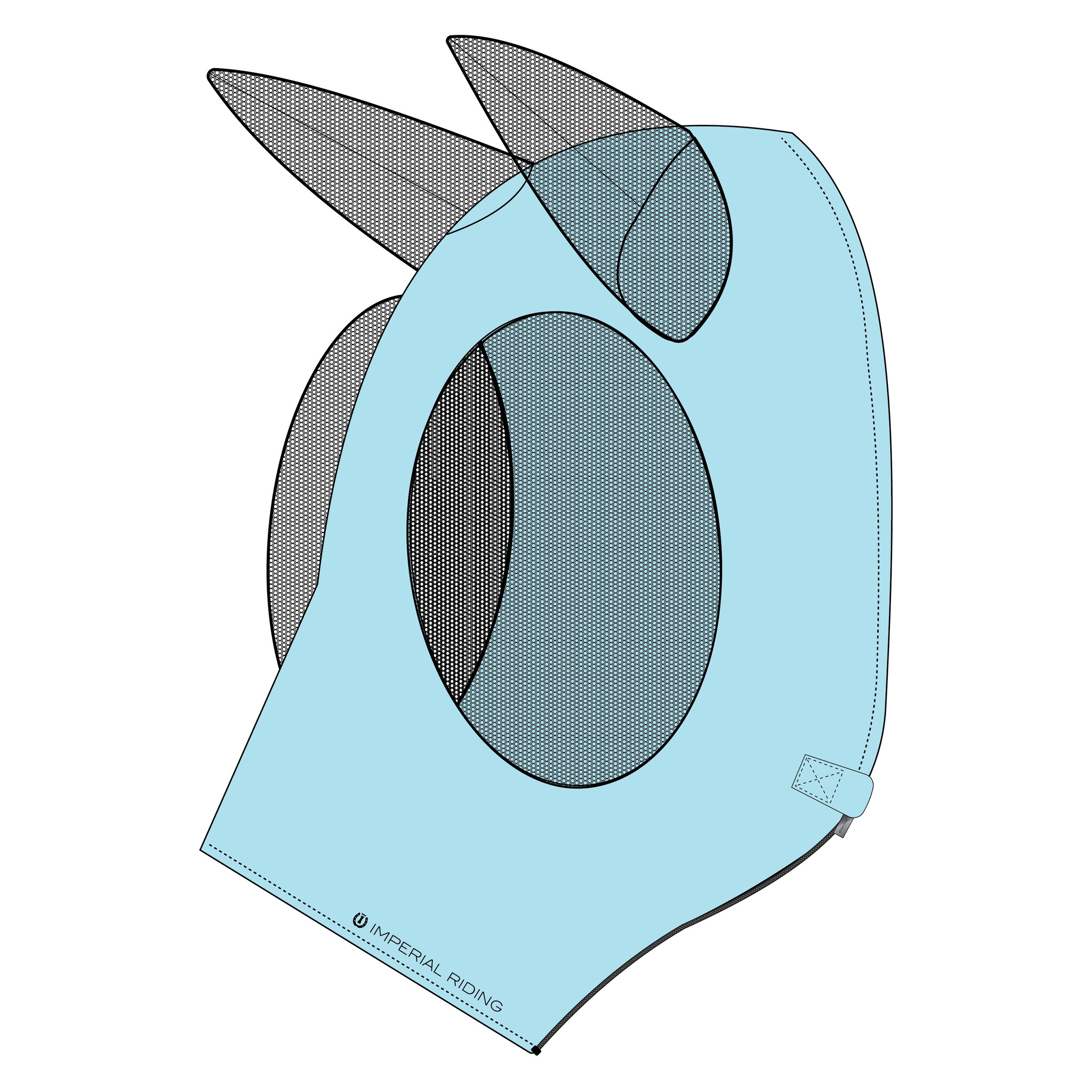 Imperial Riding Vliegenmasker RHTrail ride - Blauw