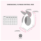 Imperial Riding Vliegenmasker IRHTrail Ride Met Neus - Zwart