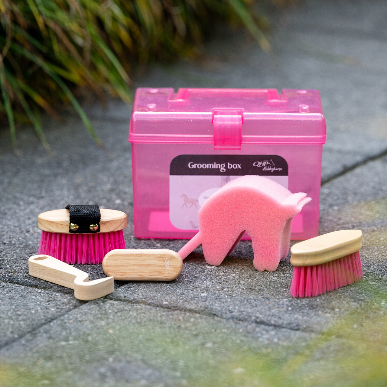 QHP Poetskist Hobby Horse - Roze