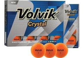 Volvik - Crystal golfbal - 12 pack - oranje