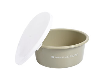 Imperial Riding Voerbak met Deksel 6 Liter - Light Olive