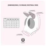 Imperial Riding Vliegenmasker IRHTrail ride - Black