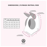 Imperial Riding Vliegenmasker IRHTrail Ride - Black AOP