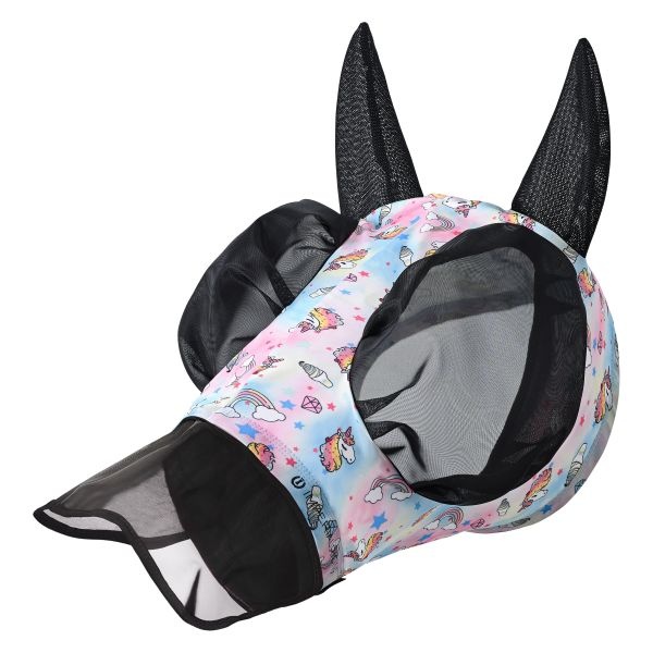 Imperial Riding Vliegenmasker met Neus IRHTrail ride - Unicorn