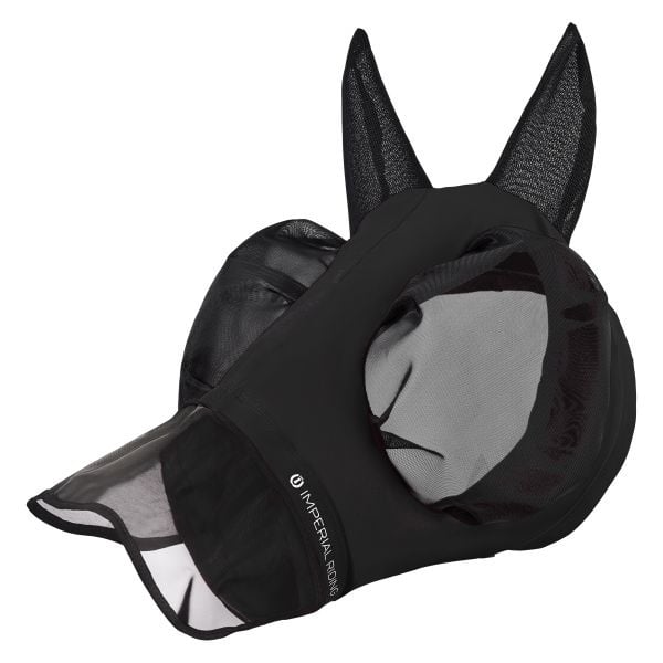 Imperial Riding Vliegenmasker met Neus IRHTrail ride - Black