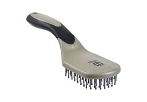 Imperial Riding Mane& Tail Brush IRHBoomerang - Light Olive Metallic
