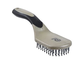 Imperial Riding Mane& Tail Brush IRHBoomerang - Light Olive Metallic