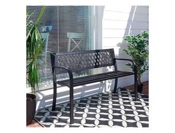 TUINBANK METAAL 119X50XH75CM