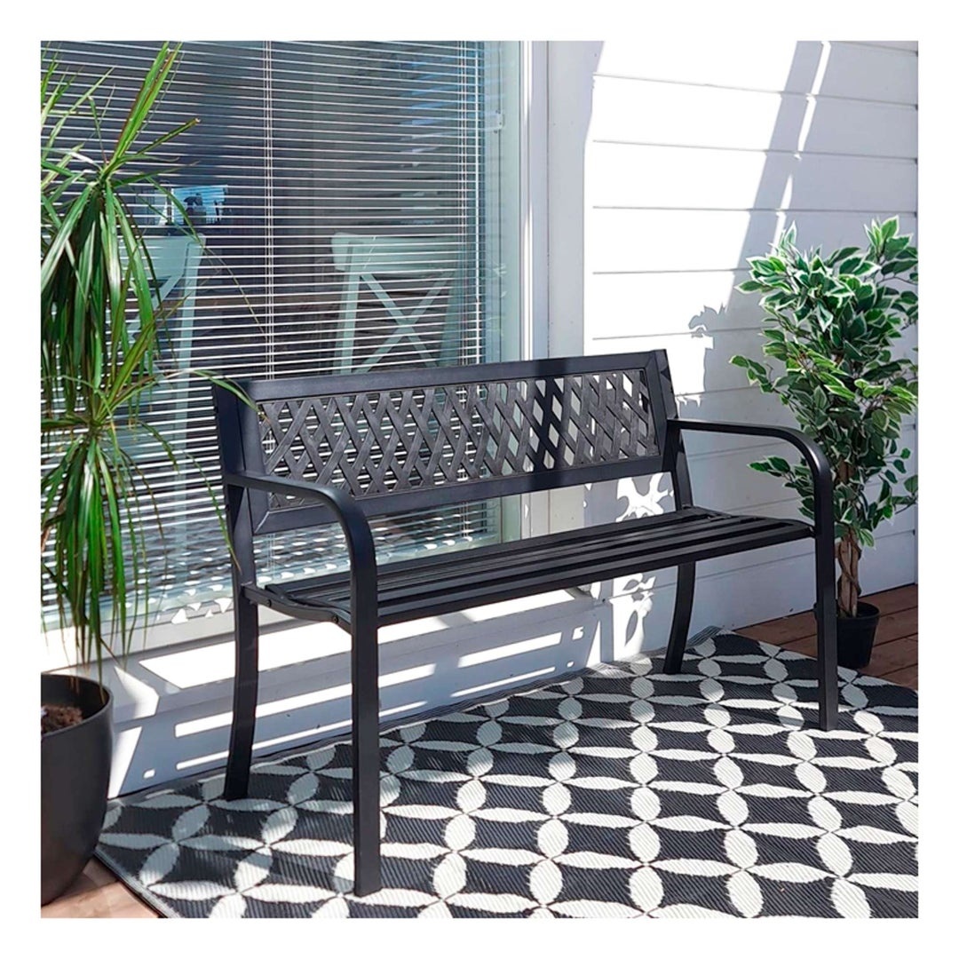 TUINBANK METAAL 119X50XH75CM