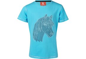 Red Horse T-Shirt Caliber - Aqua