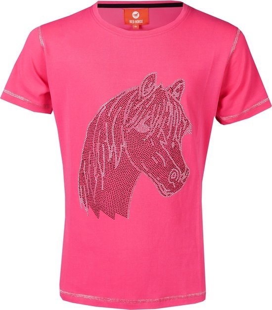 Red Horse T-Shirt Caliber - Magneta