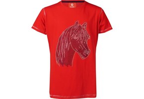 Red Horse T-Shirt Caliber - Rood
