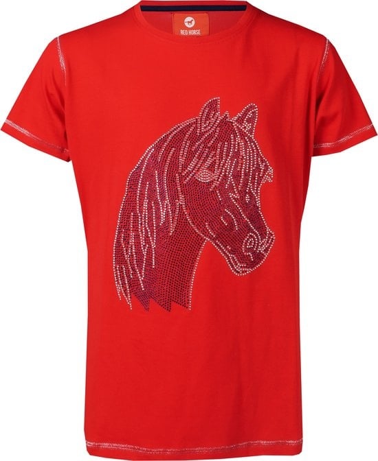 Red Horse T-Shirt Caliber - Rood