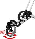 FastFold Flex 360 Golftrolley - Wit Zwart