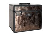 Imperial Riding Grooming Box IRHShiny - Brown Croco