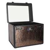 Imperial Riding Grooming Box IRHShiny - Brown Croco