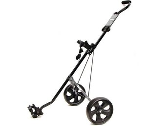 FastFold Basic Aluminium 2-wiels Golftrolley - Zwart