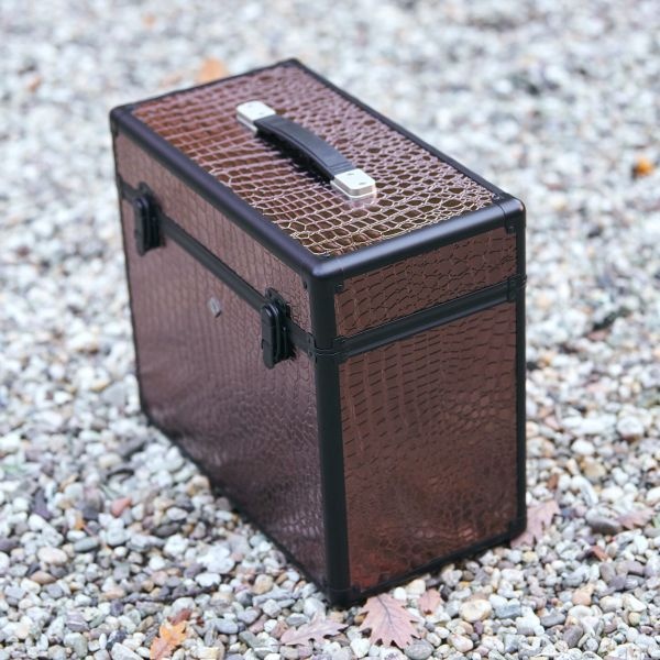 Imperial Riding Poetsbox IRHBasic Slim line - Brown Croco