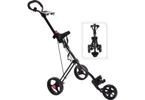 FastFold TriMaster Golftrolley - Zwart