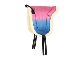 QHP Bareback Pad Rosalynn - Roze Blauw