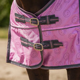 QHP Vliegendeken Collection met Hals & Masker - Cheery Pink