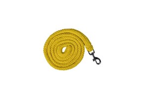 HKM Touw GlowLine met Karabijnhaak - Geel