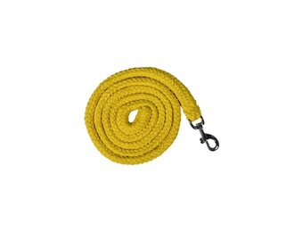 HKM Touw GlowLine met Karabijnhaak - Geel