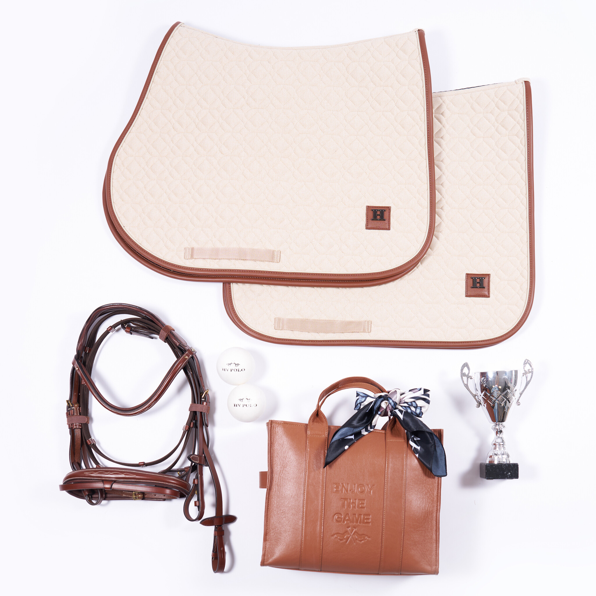 HV Polo Zadeldek HVPLuxi Dressuur - Espresso