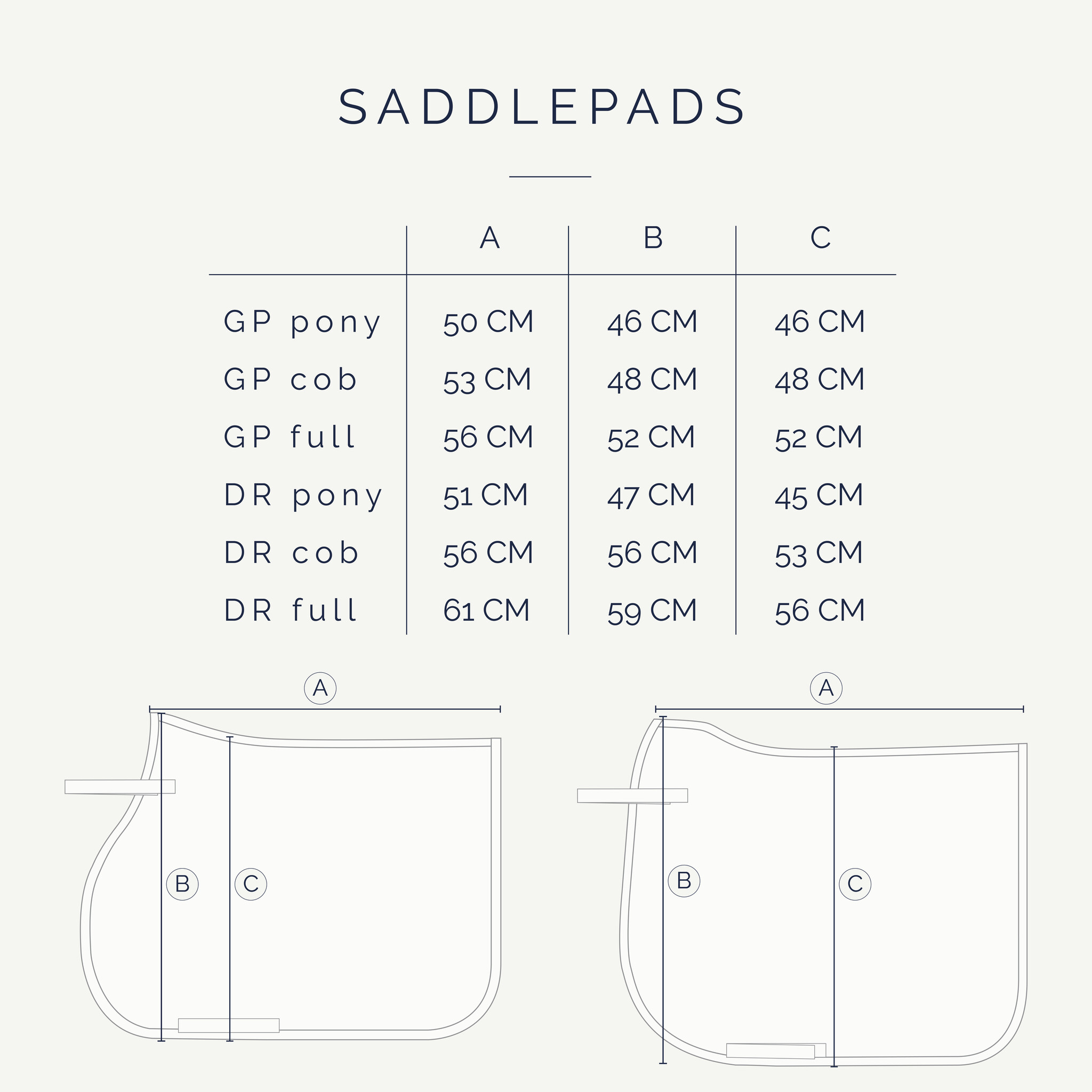 HV Polo Zadeldek HVPLuxi Dressuur - Powder Blue