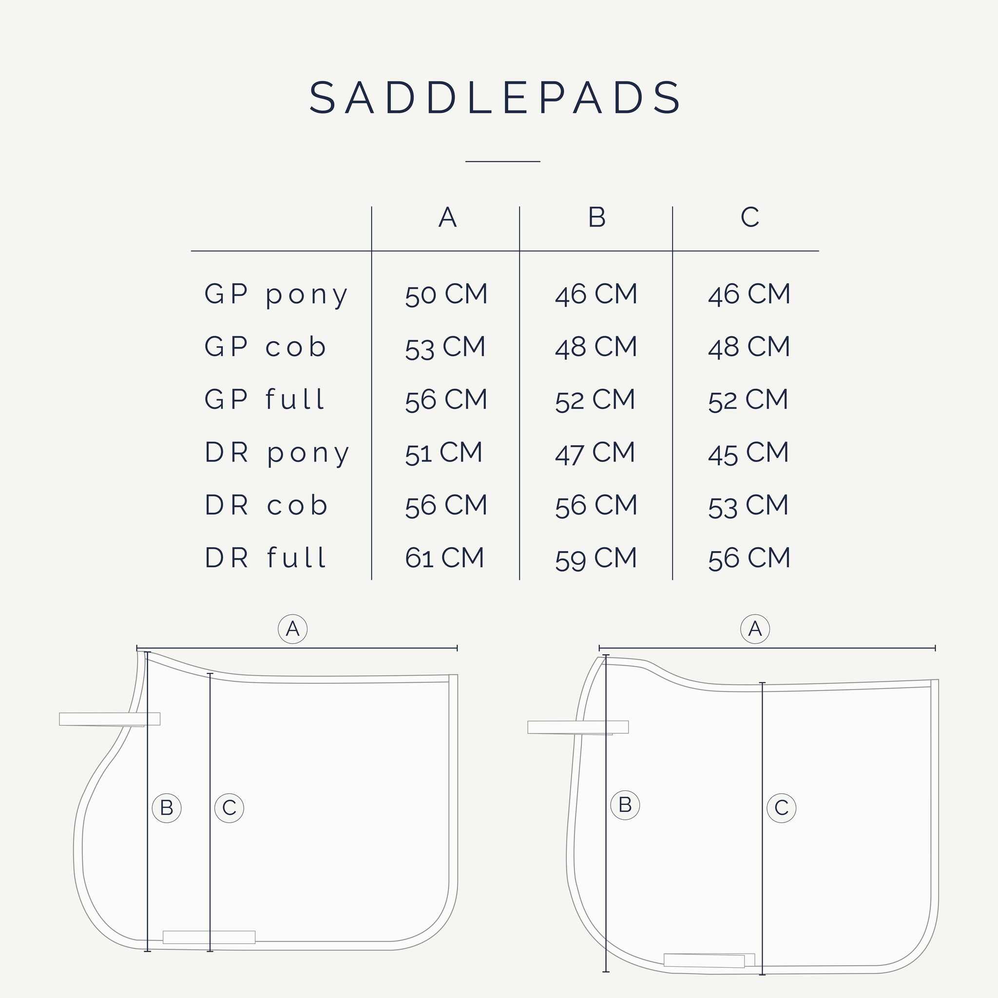 HV Polo Zadeldek HVPElisa Dressuur - Aqua Sky