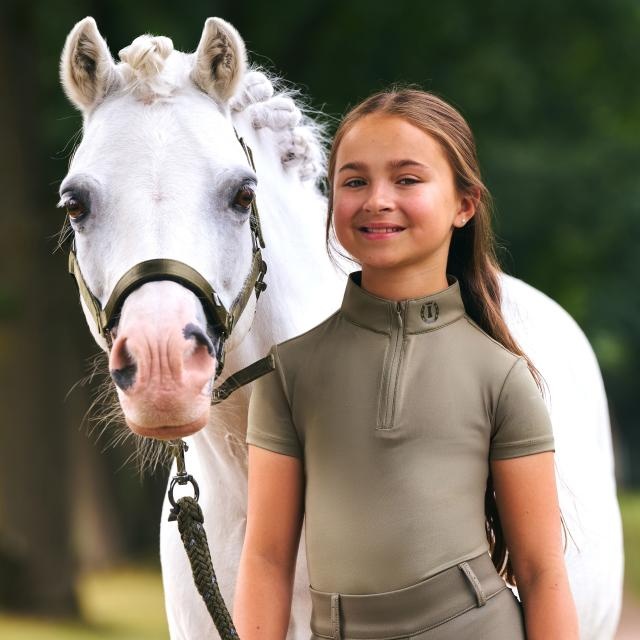 Imperial Riding Kids Top IRHJamy Summer - Light Olive