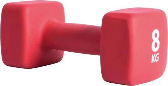 Pure2Improve - Dumbbell - Neopreen - 1 stuk - 8kg