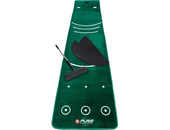 Pure 2 Improve Dual Grain Putting Mat Met Bezem