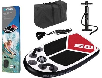 Pure4fun Bodyboard opblaasbaar 105X60X10CM incl. accessoires