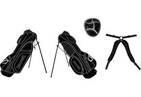 Spalding 7-inch Standbag Zwart Wit