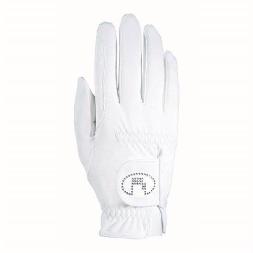 Roeckle Handschoen Lisboa Swarovski - Wit